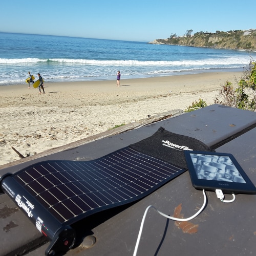 PowerFilm LS1 LightSaver Rollable Solar Charger with 3.2Ah LiIon USB