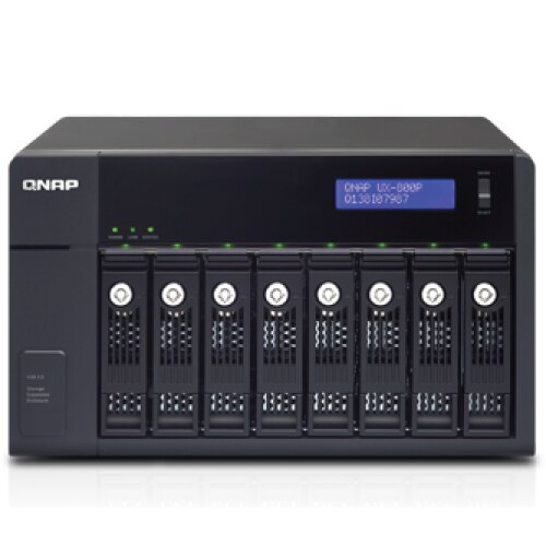 QNAP UX800PUS QNAP 8bay Storage Expansion Enclosure, Desktop, SATA
